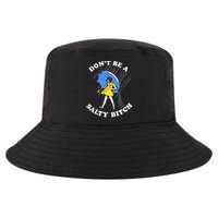 Don't Be A Salty B.i.t.c.h Funny Meme Quote Girl In Rain Cool Comfort Performance Bucket Hat