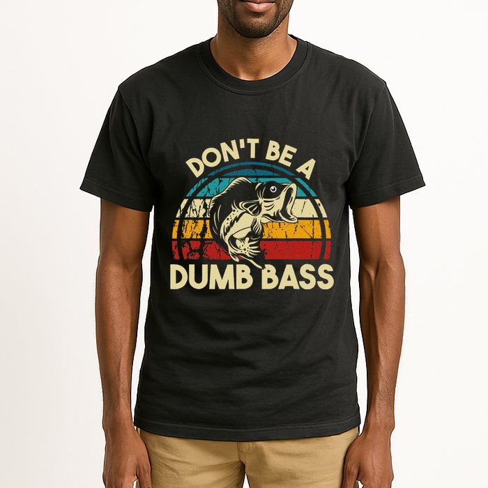 DonT Be A Dumb Bass Funny Fishing Quote Funny Fishing Meme Tall T-Shirt
