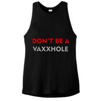 Don't Be A Vaxxhole Ladies PosiCharge Tri-Blend Wicking Tank