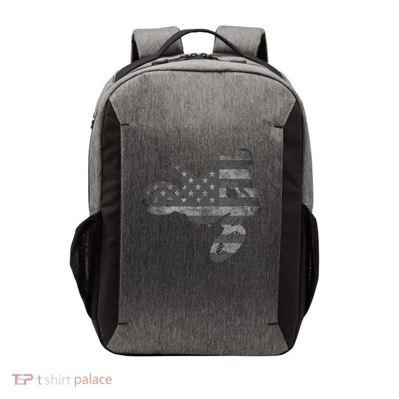 Dirt Bike American Flag Motocross Enduro Vector Backpack