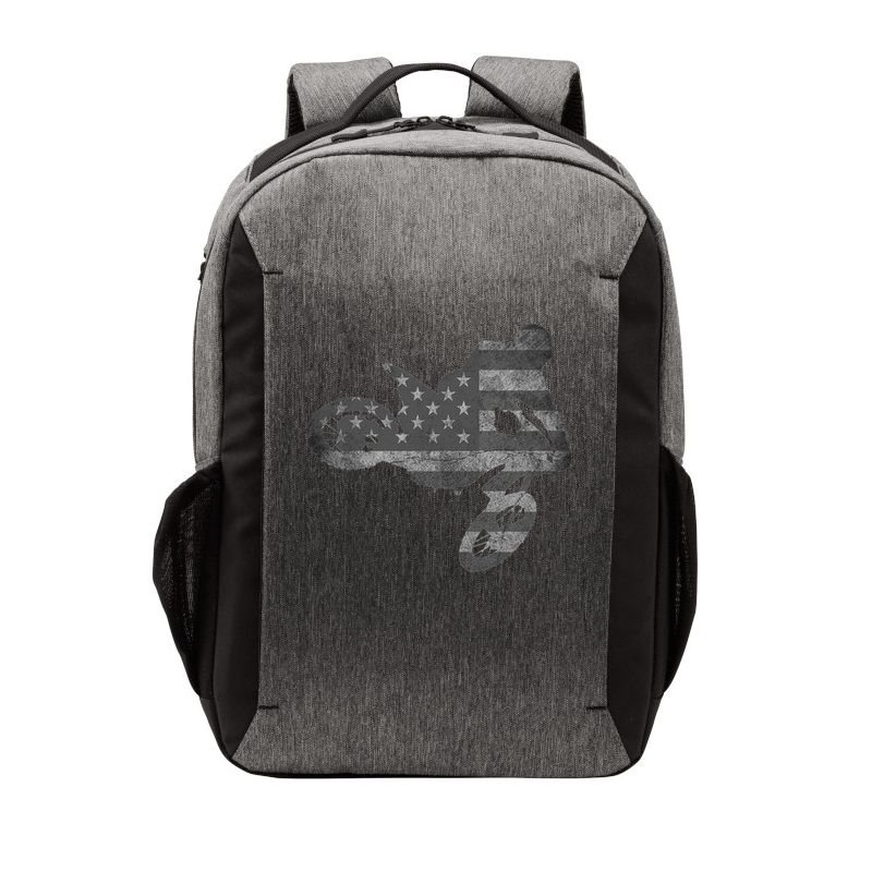 Dirt Bike American Flag Motocross Enduro Vector Backpack