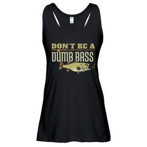 Dont Be A Dumb Bass Fishing Googan Pun Ladies Essential Flowy Tank