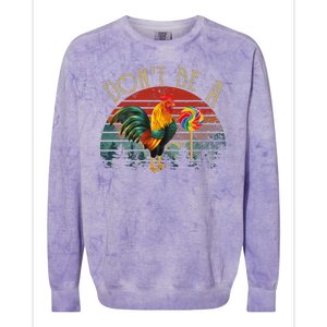 Dont Be A Sucker Colorblast Crewneck Sweatshirt