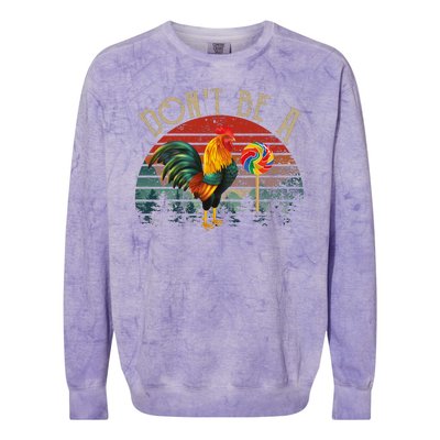 Dont Be A Sucker Colorblast Crewneck Sweatshirt