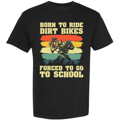 Dirt Bike Art For Motocross Dirt Bike Rider Garment-Dyed Heavyweight T-Shirt