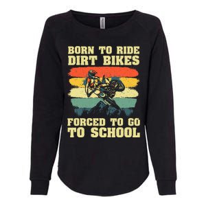 Dirt Bike Art For Motocross Dirt Bike Rider Womens California Wash Sweatshirt