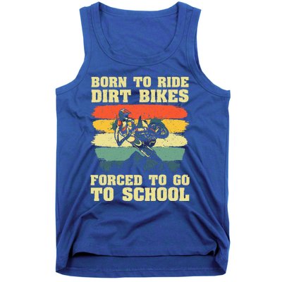 Dirt Bike Art For Motocross Dirt Bike Rider Tank Top