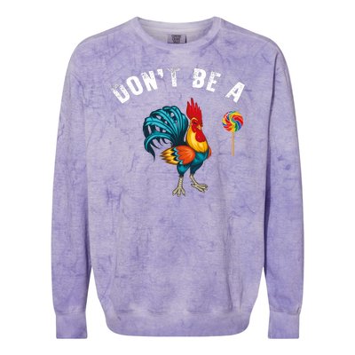 Dont Be A Sucker Colorblast Crewneck Sweatshirt