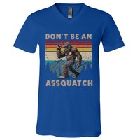 DonT Be An Assquatch Outdoor Sasquatch V-Neck T-Shirt