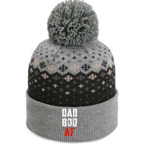 Dad Bod Af Funny Fitness Father's Day Working On My Dad Bod Funny Gift The Baniff Cuffed Pom Beanie