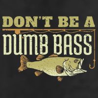 Don't Be A Dumb Bass Fishing Googan Pun Golf Towel