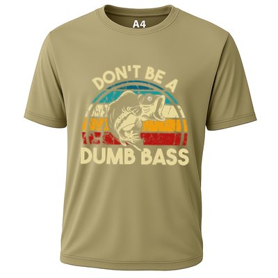 DonT Be A Dumb Bass Funny Fishing Quote Funny Fishing Meme Performance Shirt
