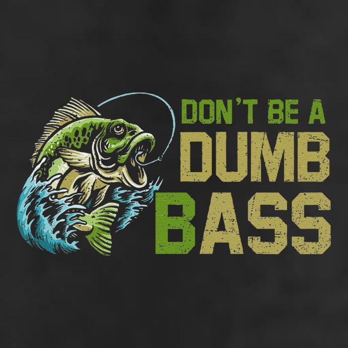 DonT Be A Dumb Bass Fishing Funny Fisherman Saying Joke 15oz Campfire Ceramic Mug