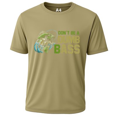 DonT Be A Dumb Bass Fishing Funny Fisherman Saying Joke Performance Shirt
