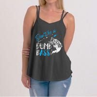 DonT Be A Dumb Bass Angler Saying FatherS Day Gift Women's Strappy Tank