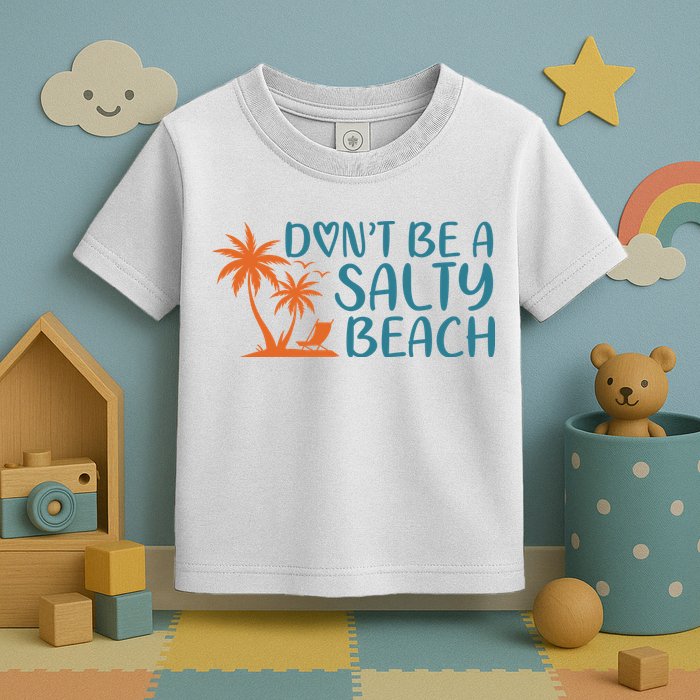 Dont Be A Salty Beach Toddler T-Shirt