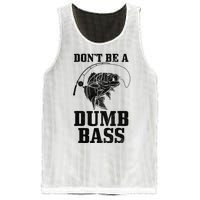 DonT Be A Dumb Bass Fishing Funny Fish Fisherman Love Gift Mesh Reversible Basketball Jersey Tank