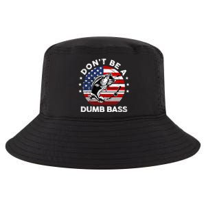 Dont Be A Dumb Bass Fathers Day Funny Fishing Dad Cool Comfort Performance Bucket Hat