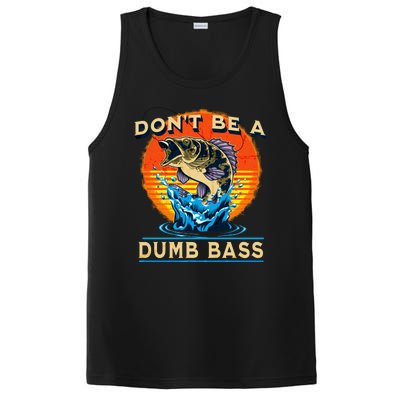 DonT Be A Dumb Bass Funny Fish PosiCharge Competitor Tank