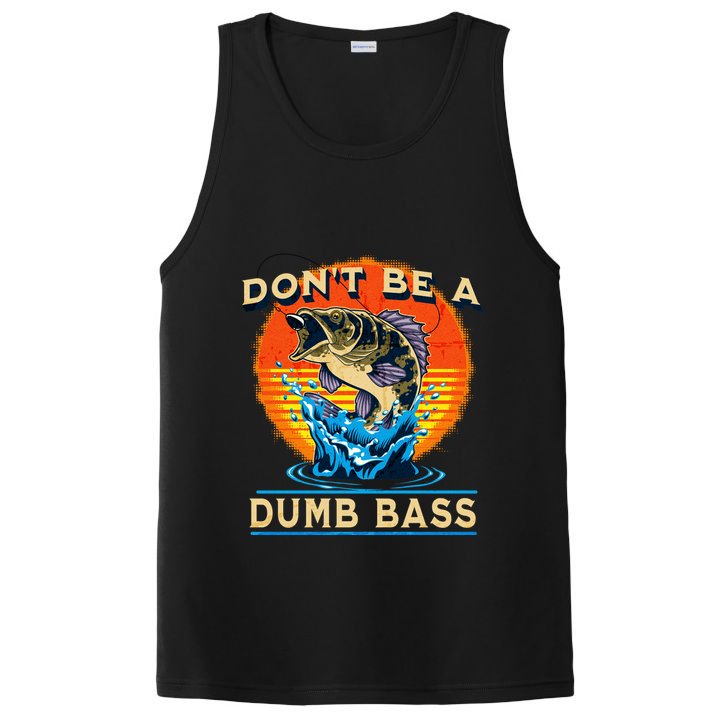 DonT Be A Dumb Bass Funny Fish PosiCharge Competitor Tank