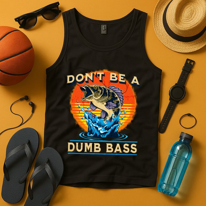 DonT Be A Dumb Bass Funny Fish Tank Top
