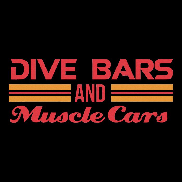 Dive Bars And Muscle Cars Muscle Car Cooling Performance Crew T-Shirt
