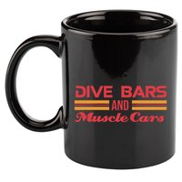 Dive Bars And Muscle Cars Muscle Car 11oz C Handle Ceramic Mug