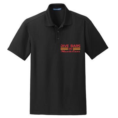 Dive Bars And Muscle Cars Muscle Car Dry Zone Grid Polo