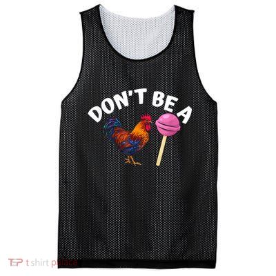 Don't Be A Cock Or A Sucker Mesh Reversible Basketball Jersey Tank