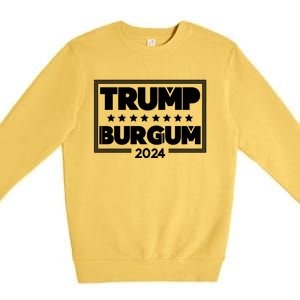 Doug Burgum And Donald Trump Election 2024 Cute Gift Premium Crewneck Sweatshirt