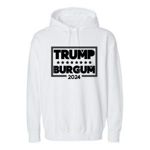 Doug Burgum And Donald Trump Election 2024 Cute Gift Garment-Dyed Fleece Hoodie