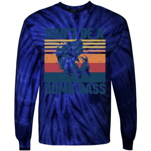 DonT Be A Dumb Bass Funny Fisherman Fishing Lover Tie-Dye Long Sleeve Shirt