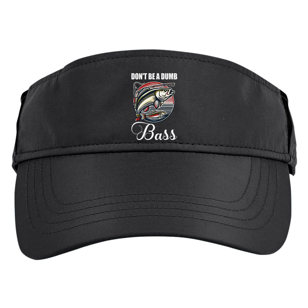 DonT Be A Dumb Bass Funny Fishing Quote Funny Fishing Meme Adult Drive Performance Visor