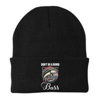 DonT Be A Dumb Bass Funny Fishing Quote Funny Fishing Meme Beanie