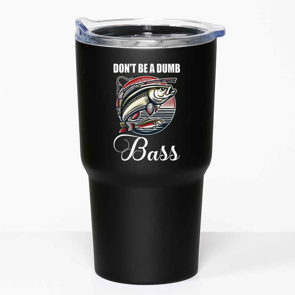 DonT Be A Dumb Bass Funny Fishing Quote Funny Fishing Meme Tumbler