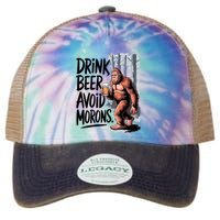 Drink Beer Avoid Morons Bigfoot Legacy Tie Dye Trucker Hat