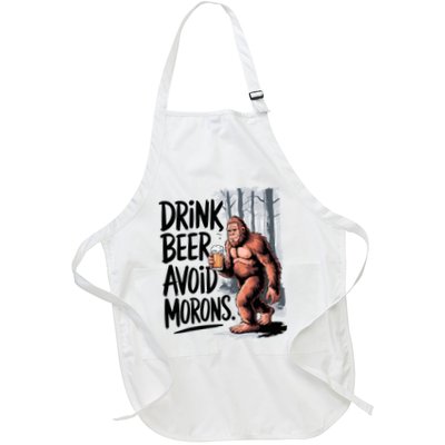 Drink Beer Avoid Morons Bigfoot Apron