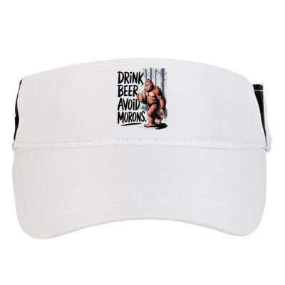 Drink Beer Avoid Morons Bigfoot Adult Drive Performance Visor