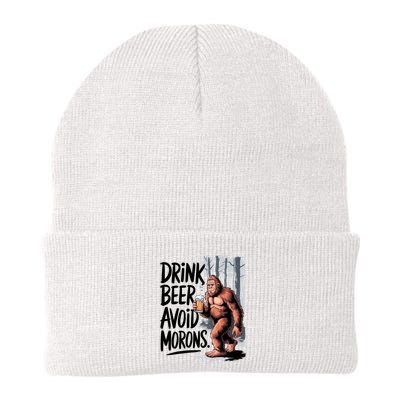 Drink Beer Avoid Morons Bigfoot Beanie