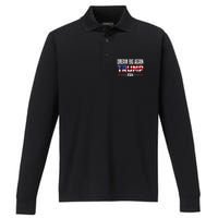 Dream Big Again Trump 2024 Performance Long Sleeve Polo