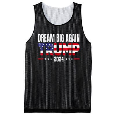 Dream Big Again Trump 2024 Mesh Reversible Basketball Jersey Tank