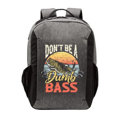 Don't Be A Dumb Bass Funny Angler Fishing Fisherman Vector Backpack