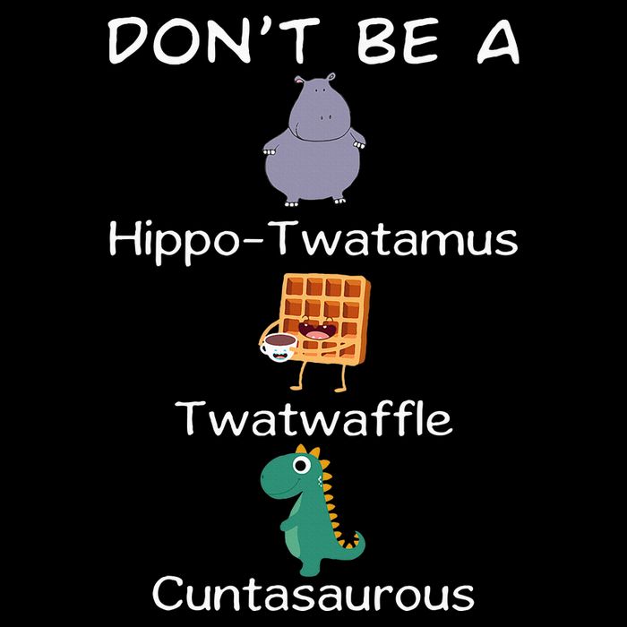 DonT Be A Hippotwatamus Twatwaffle Cuntasaurous Flat Bill Trucker Hat
