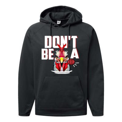 Dont Be A Cock Sucker Rooster Lollipop Funny Fathers Day Performance Fleece Hoodie