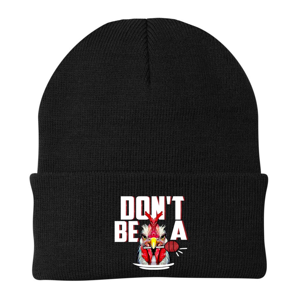 Dont Be A Cock Sucker Rooster Lollipop Funny Fathers Day Beanie