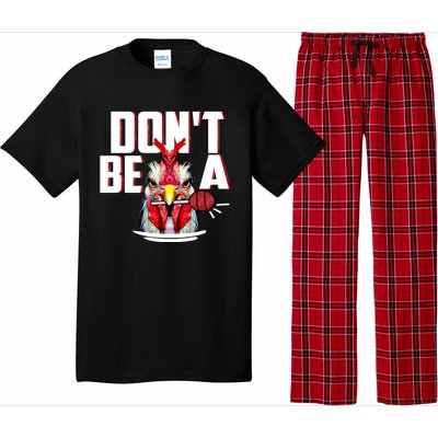 Dont Be A Cock Sucker Rooster Lollipop Funny Fathers Day Pajama Set