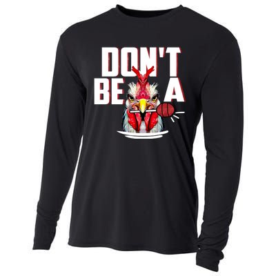 Dont Be A Cock Sucker Rooster Lollipop Funny Fathers Day Cooling Performance Long Sleeve Crew