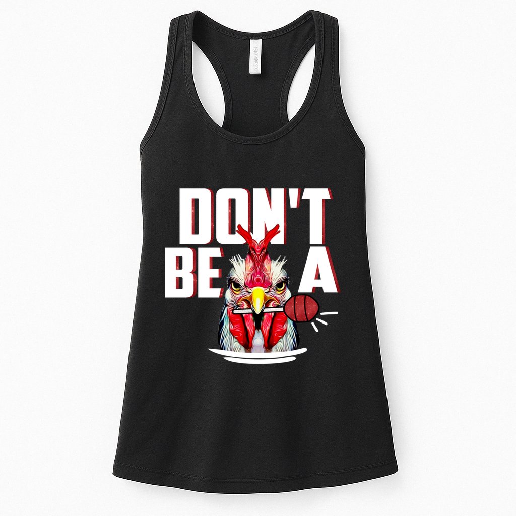 Dont Be A Cock Sucker Rooster Lollipop Funny Fathers Day Womens Tank Top