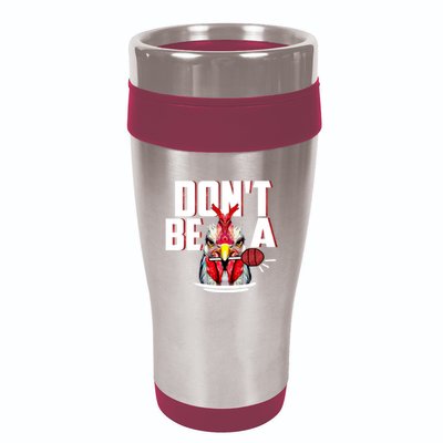 Dont Be A Cock Sucker Rooster Lollipop Funny Fathers Day 16oz Travel Tumbler