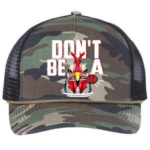 Dont Be A Cock Sucker Rooster Lollipop Funny Fathers Day Retro Rope Trucker Hat Cap